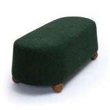TOV Jaine Forest Green Boucle Large Ottoman