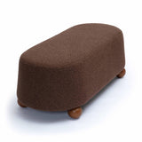 TOV Jaine Brown Boucle Large Ottoman