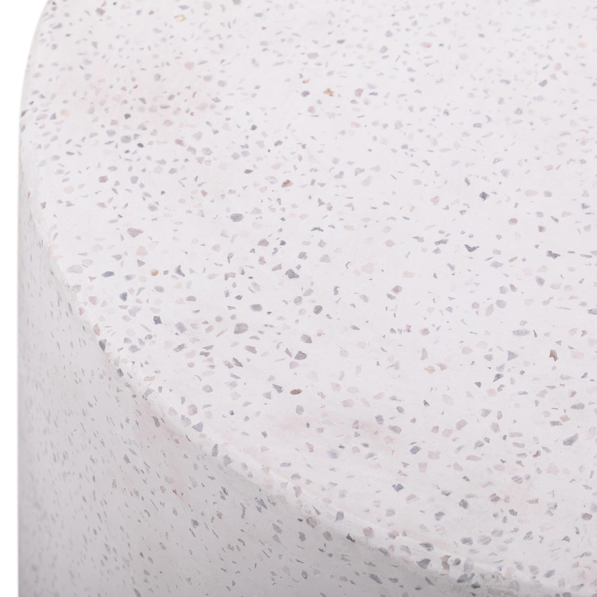 TOV Terrazzo Light Speckled Side Table