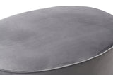 TOV Scarlett Grey Ottoman
