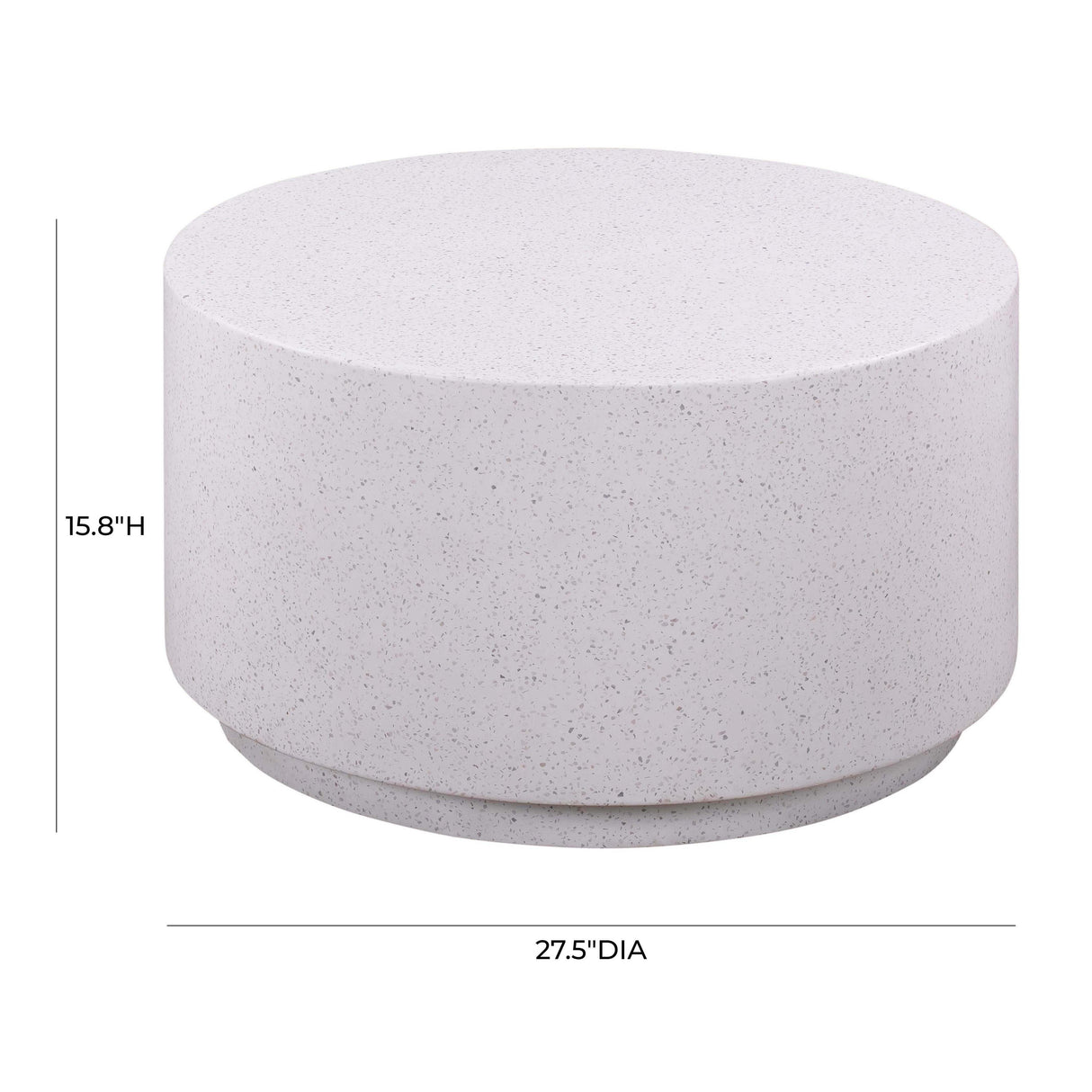 TOV Terrazzo Light Speckled Coffee Table