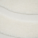 TOV Loop White 8' x 10' Area Rug