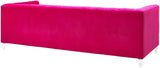 TOV Bea Hot Pink Velvet Sofa