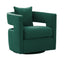 TOV Kennedy Forest Green Velvet Swivel Chair