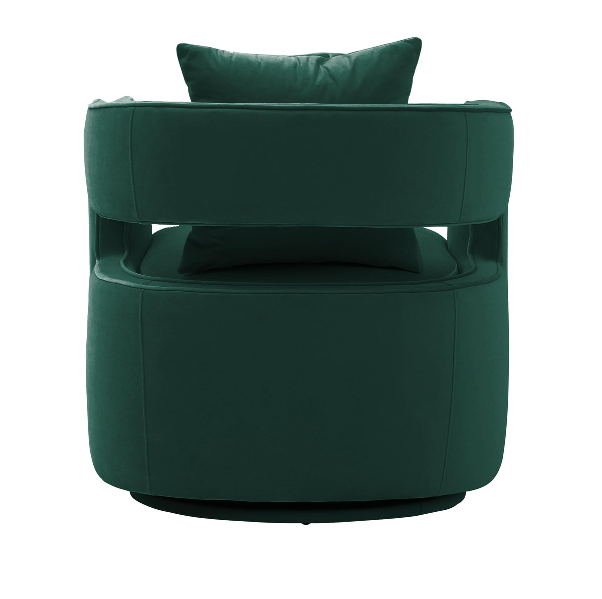 TOV Kennedy Forest Green Velvet Swivel Chair