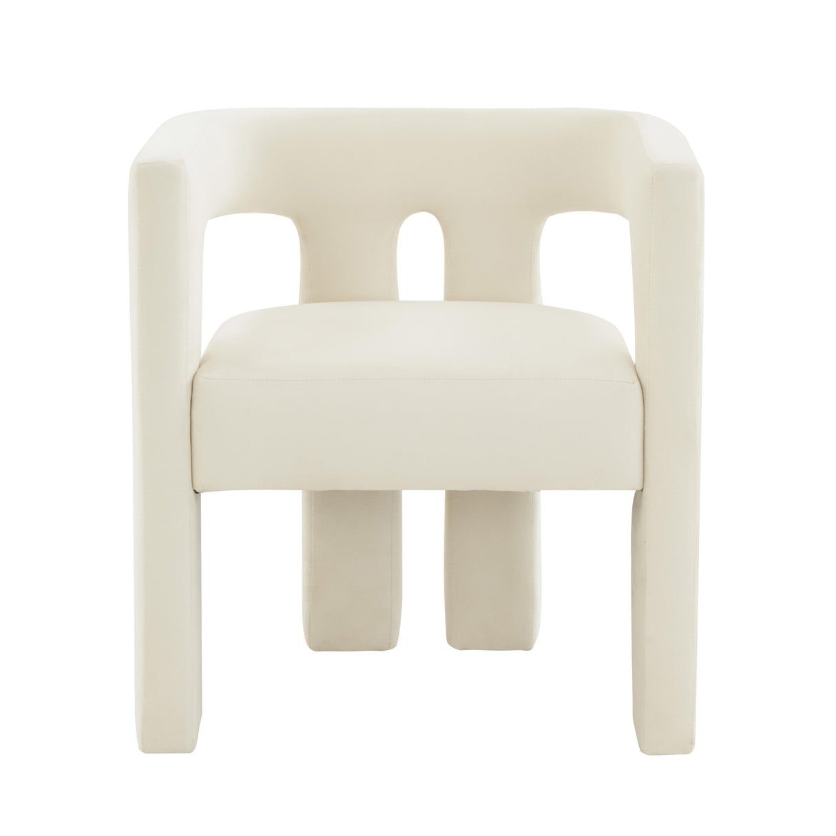 TOV Sloane Cream Velvet Chair