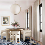 TOV Sloane Cream Velvet Chair