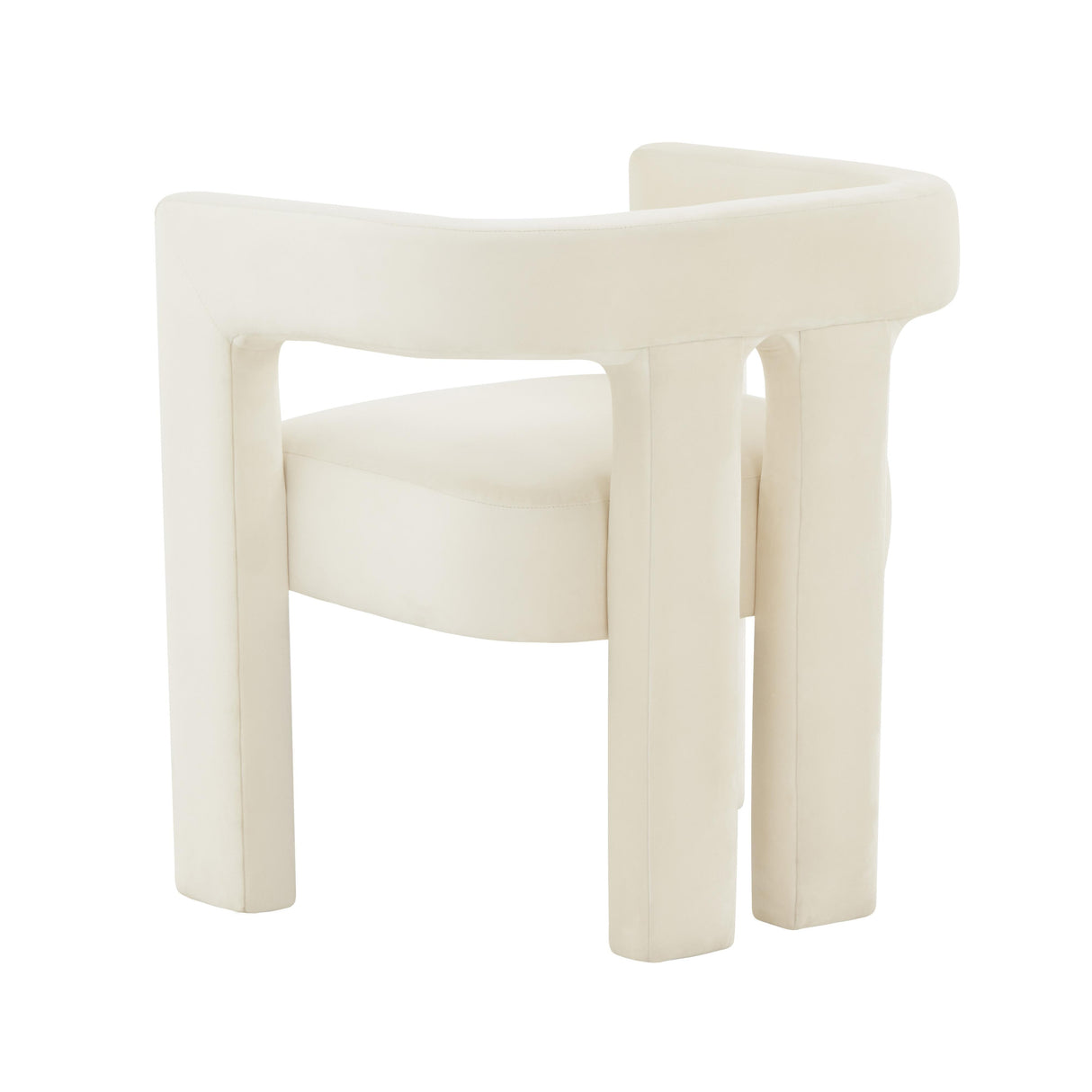 TOV Sloane Cream Velvet Chair