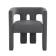 TOV Sloane Dark Grey Velvet Chair