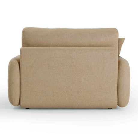 TOV Rachelle Tan Boucle Lounge Chair