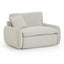 TOV Rachelle Cream Velvet Lounge Chair