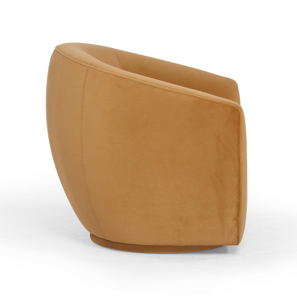 TOV Jordan Tan Velvet Swivel Chair