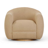 TOV Judy Honey Boucle Swivel Chair