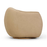 TOV Judy Honey Boucle Swivel Chair