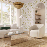 TOV Jordan Cream Velvet Swivel Chair