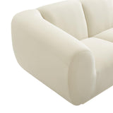 TOV Emmet Cream Velvet Sofa