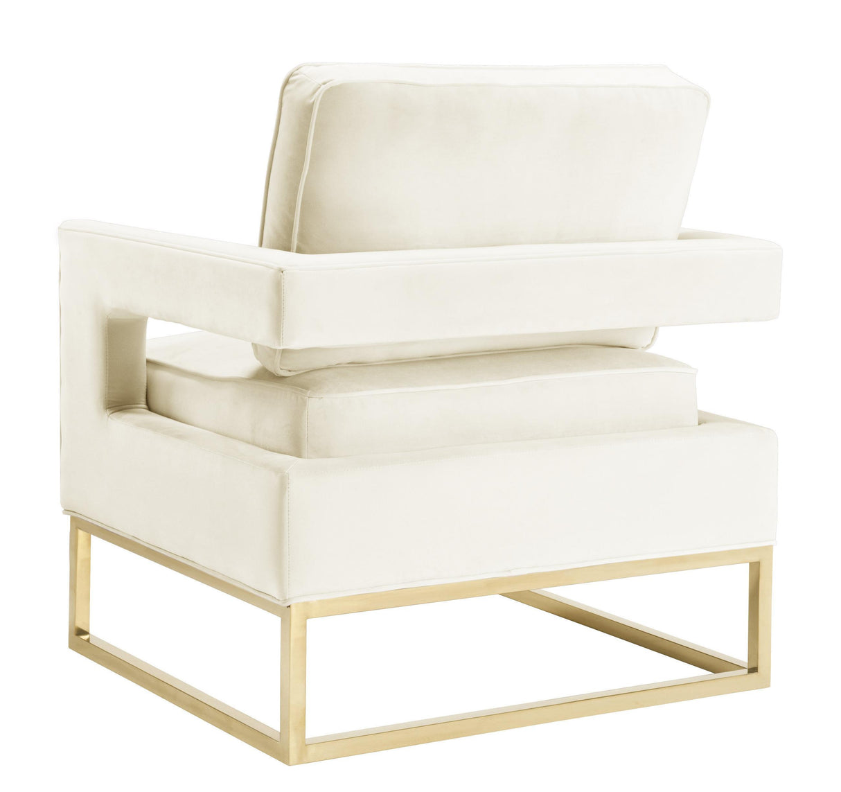 TOV Avery Cream Velvet Chair