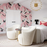 TOV Skyla Boucle Swivel Chair