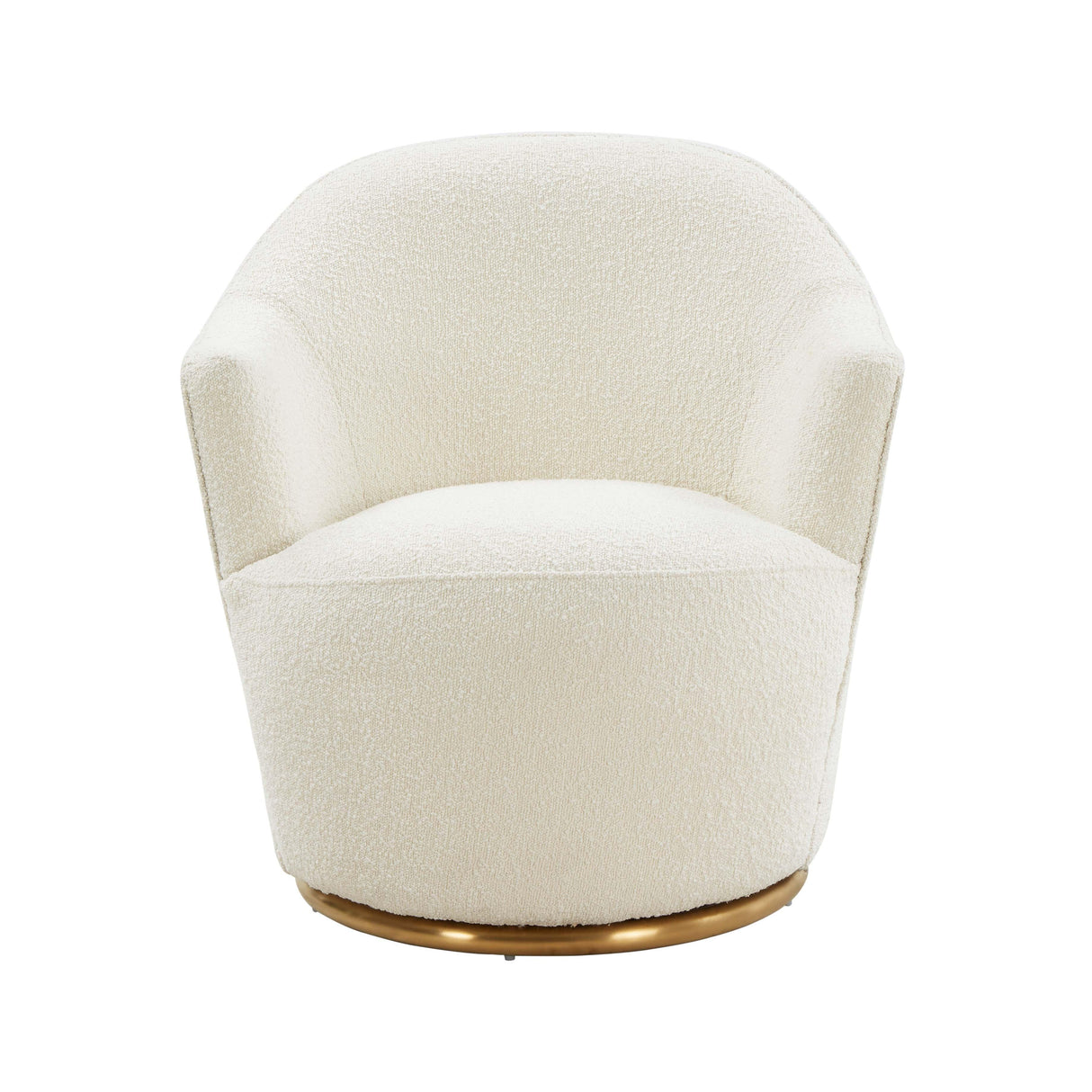 TOV Skyla Boucle Swivel Chair