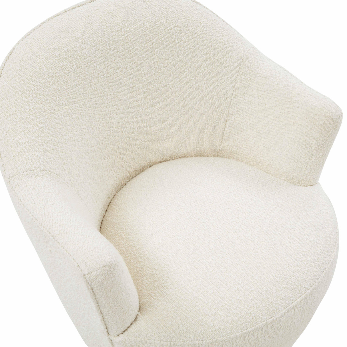 TOV Skyla Boucle Swivel Chair
