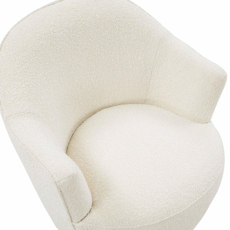 TOV Skyla Boucle Swivel Chair