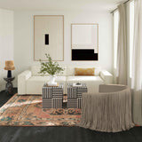 TOV Shag Me Grey Performance Vegan Leather Swivel Chair