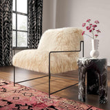 TOV Kimi Natural Genuine Sheepskin Chair
