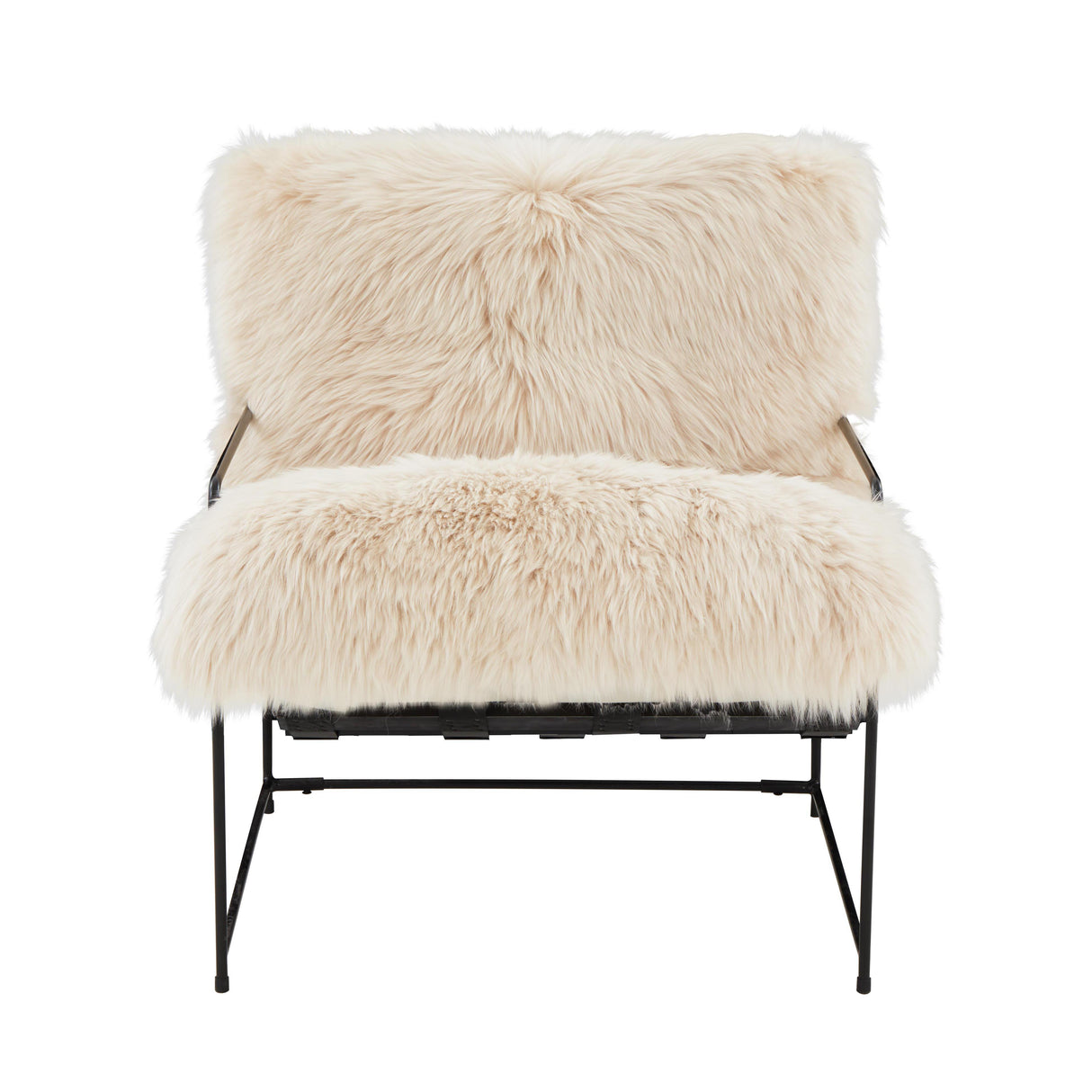 TOV Kimi Natural Genuine Sheepskin Chair