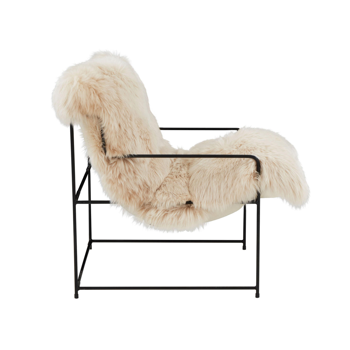 TOV Kimi Natural Genuine Sheepskin Chair