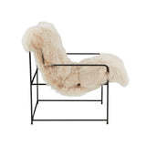 TOV Kimi Natural Genuine Sheepskin Chair