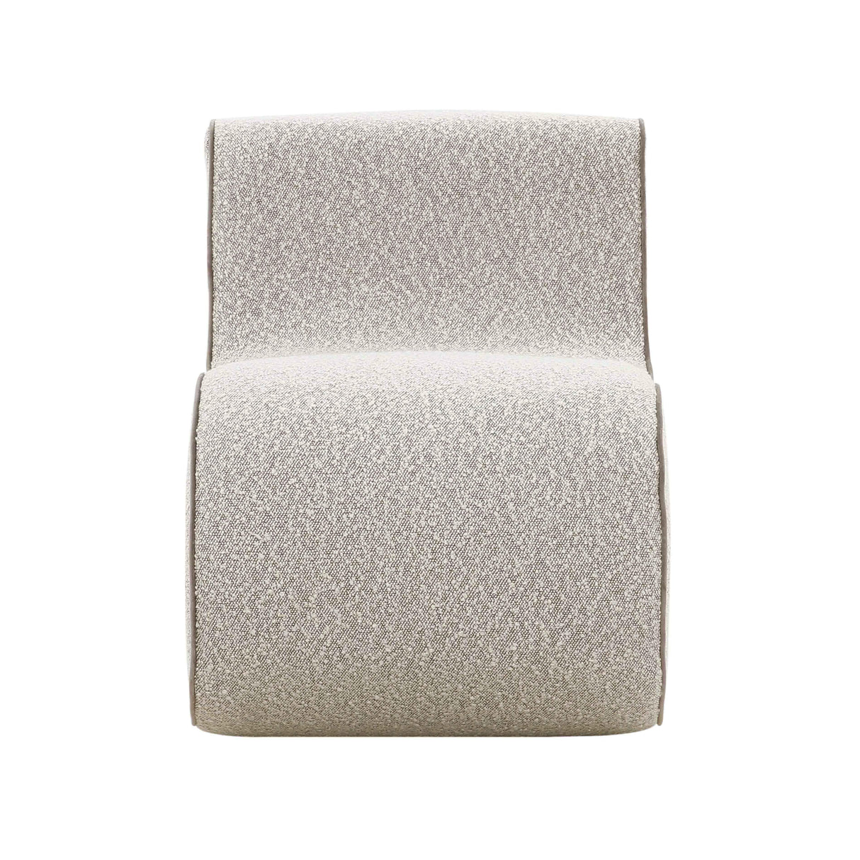 TOV Senna Speckled Grey Boucle Accent Chair