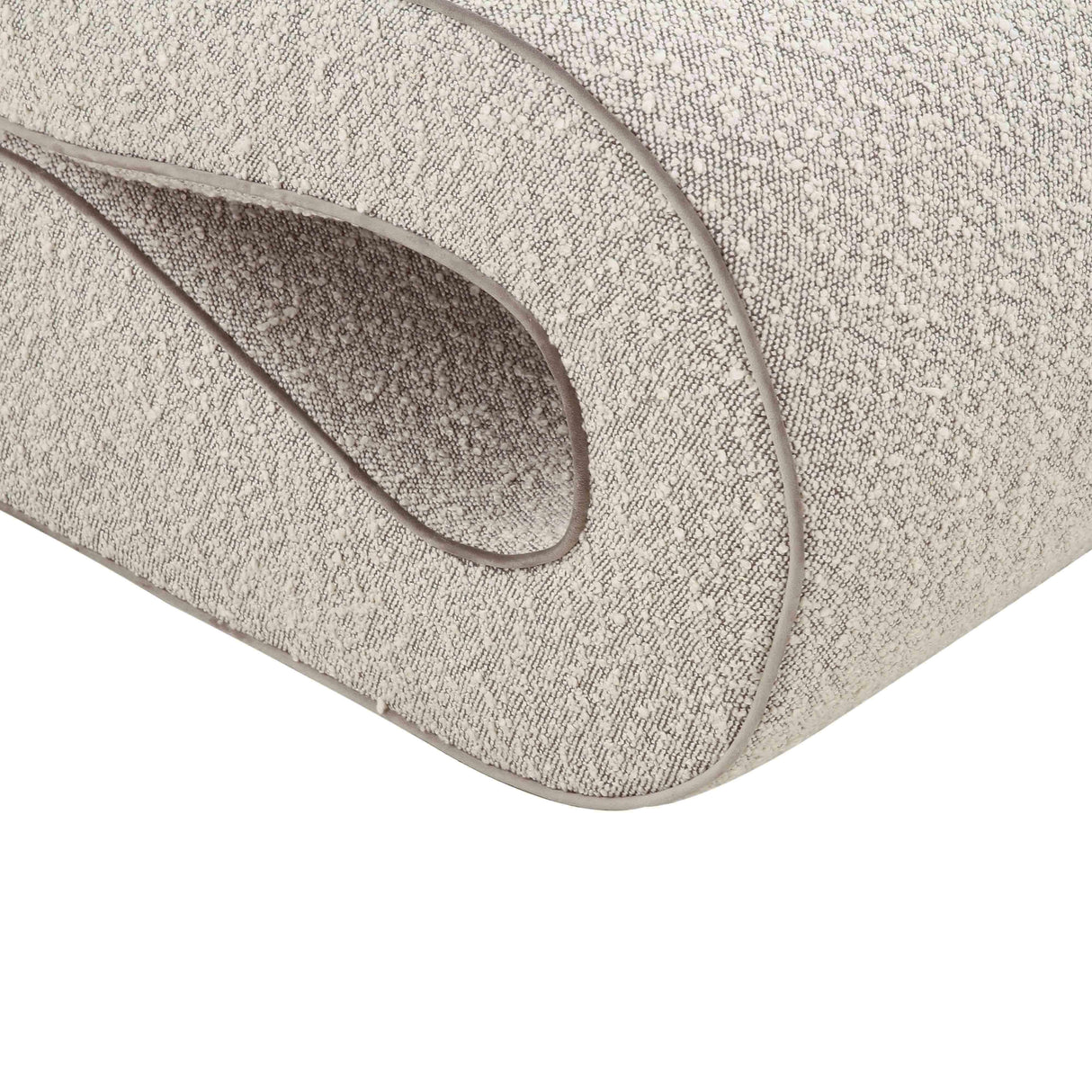 TOV Senna Speckled Grey Boucle Accent Chair