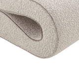 TOV Senna Speckled Grey Boucle Accent Chair