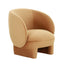 TOV Kiki Cognac Velvet Accent Chair