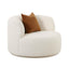 TOV Fickle Cream Boucle Swivel Chair