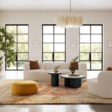 TOV Fickle Cream Boucle Swivel Chair