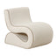 TOV Senna Cream Basketweave Accent Chair