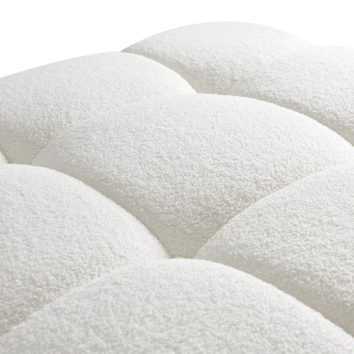 TOV Calliope Cream Vegan Shearling Modular Corner Chair