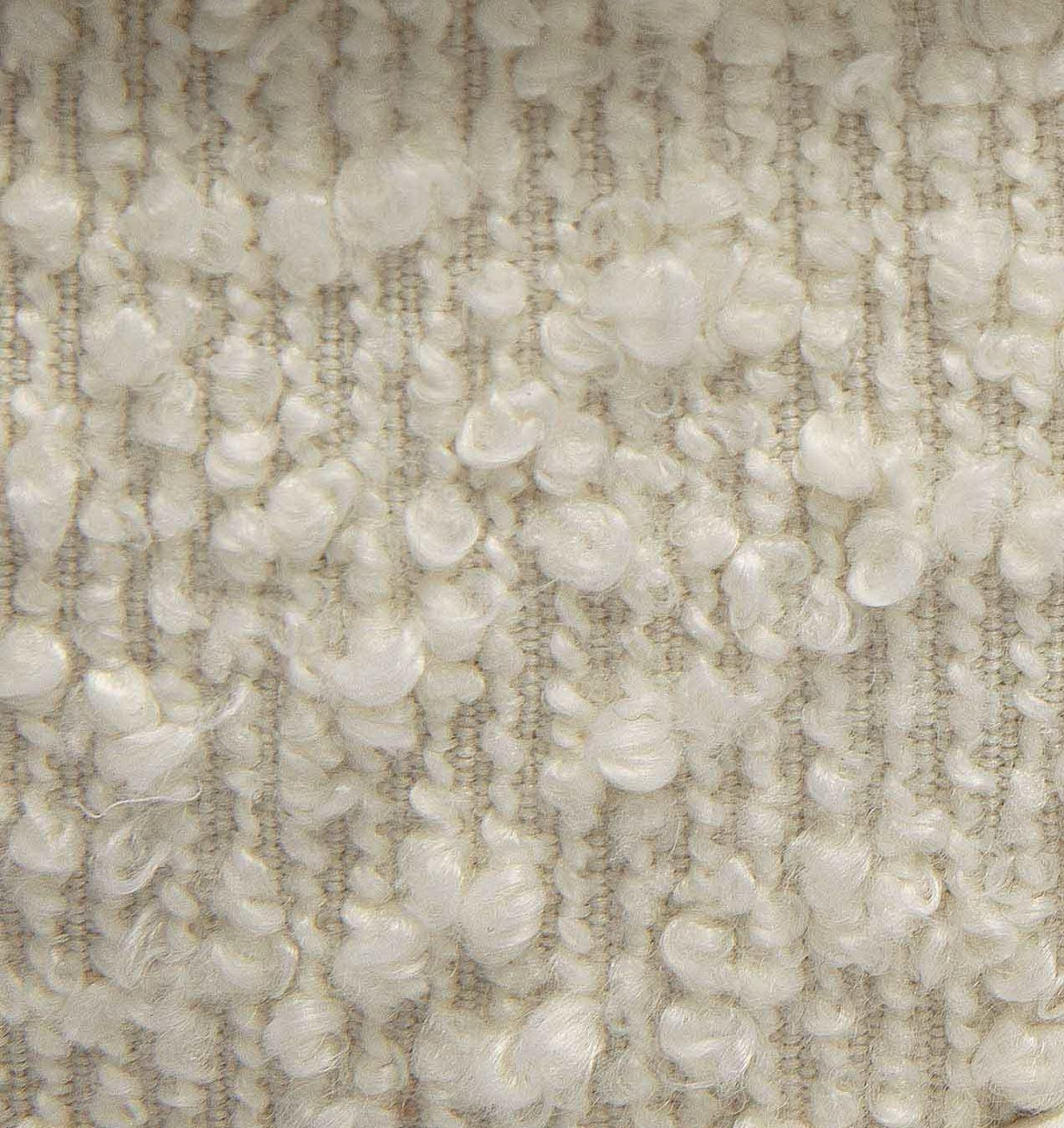 TOV Pamela Cream Boucle Tassel Lounge Chair