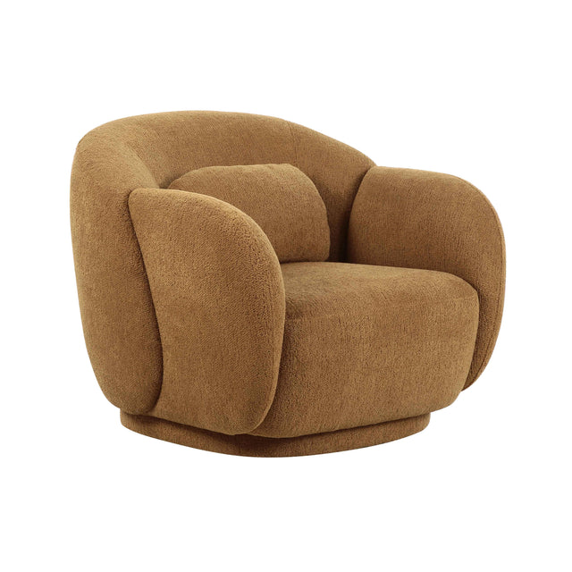 TOV Misty Brown Boucle Accent Chair