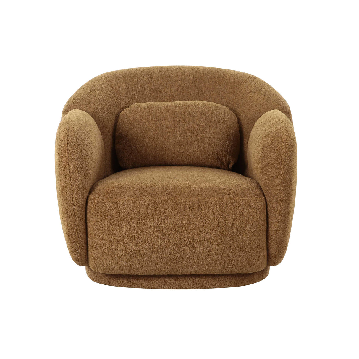 TOV Misty Brown Boucle Accent Chair