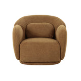TOV Misty Brown Boucle Accent Chair