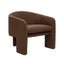 TOV Marla Chocolate Brown Boucle Accent Chair