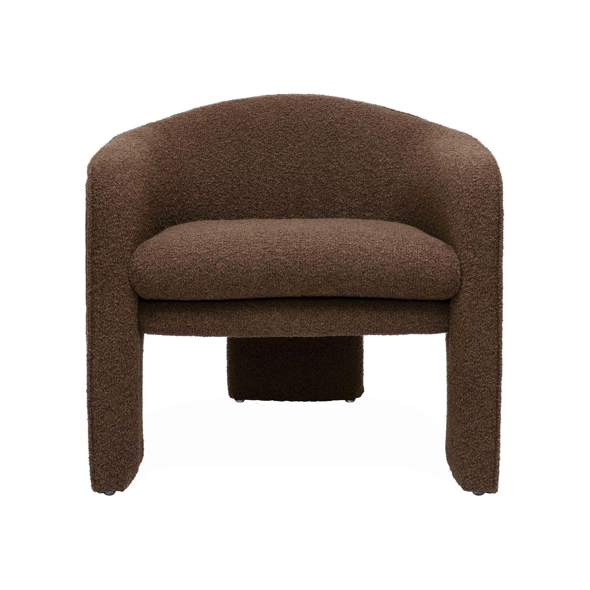 TOV Marla Chocolate Brown Boucle Accent Chair