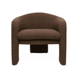 TOV Marla Chocolate Brown Boucle Accent Chair
