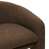 TOV Marla Chocolate Brown Boucle Accent Chair