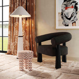 TOV Spara Black Performance Boucle Accent Chair