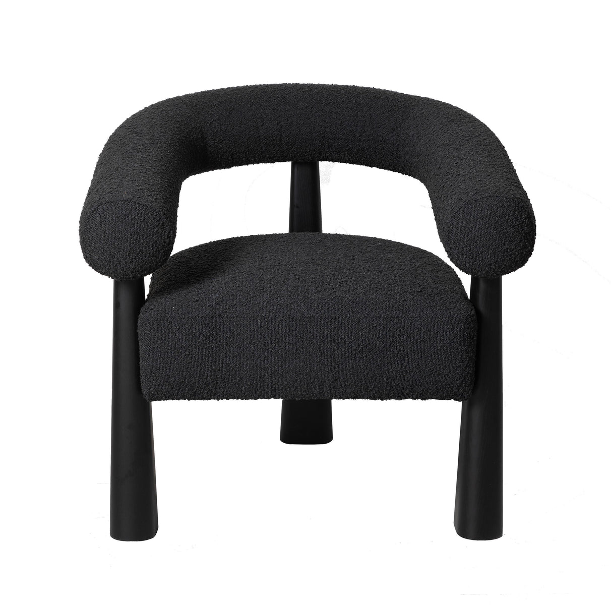 TOV Spara Black Performance Boucle Accent Chair