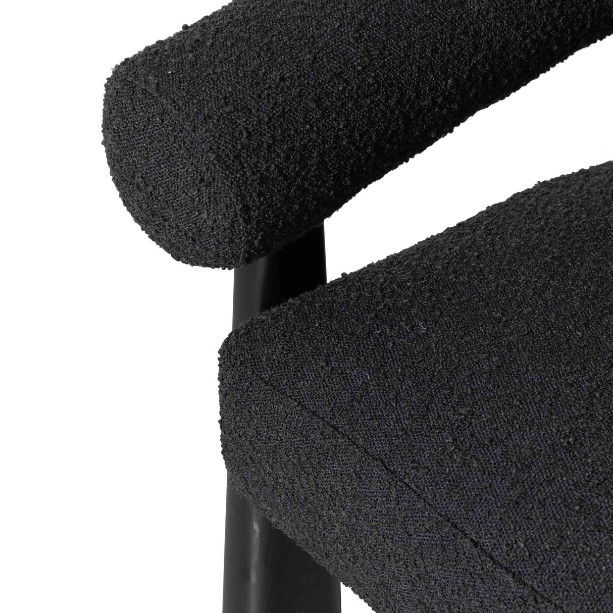 TOV Spara Black Performance Boucle Accent Chair