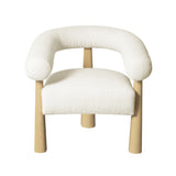 TOV Spara Cream Performance Boucle Accent Chair